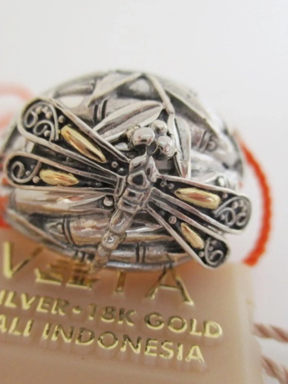 DEVATA - Dragonfly Sterling Silver Ring